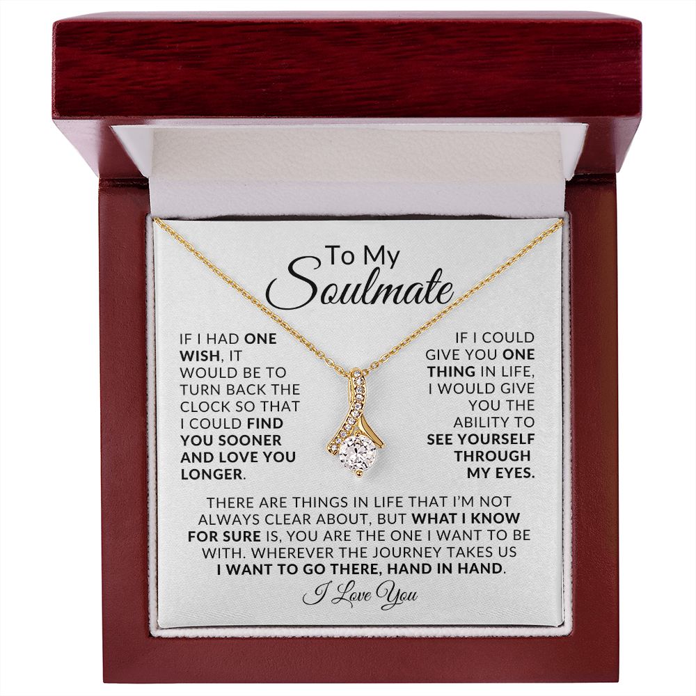 To My Soulmate Alluring Beauty Necklace Gift ❤️