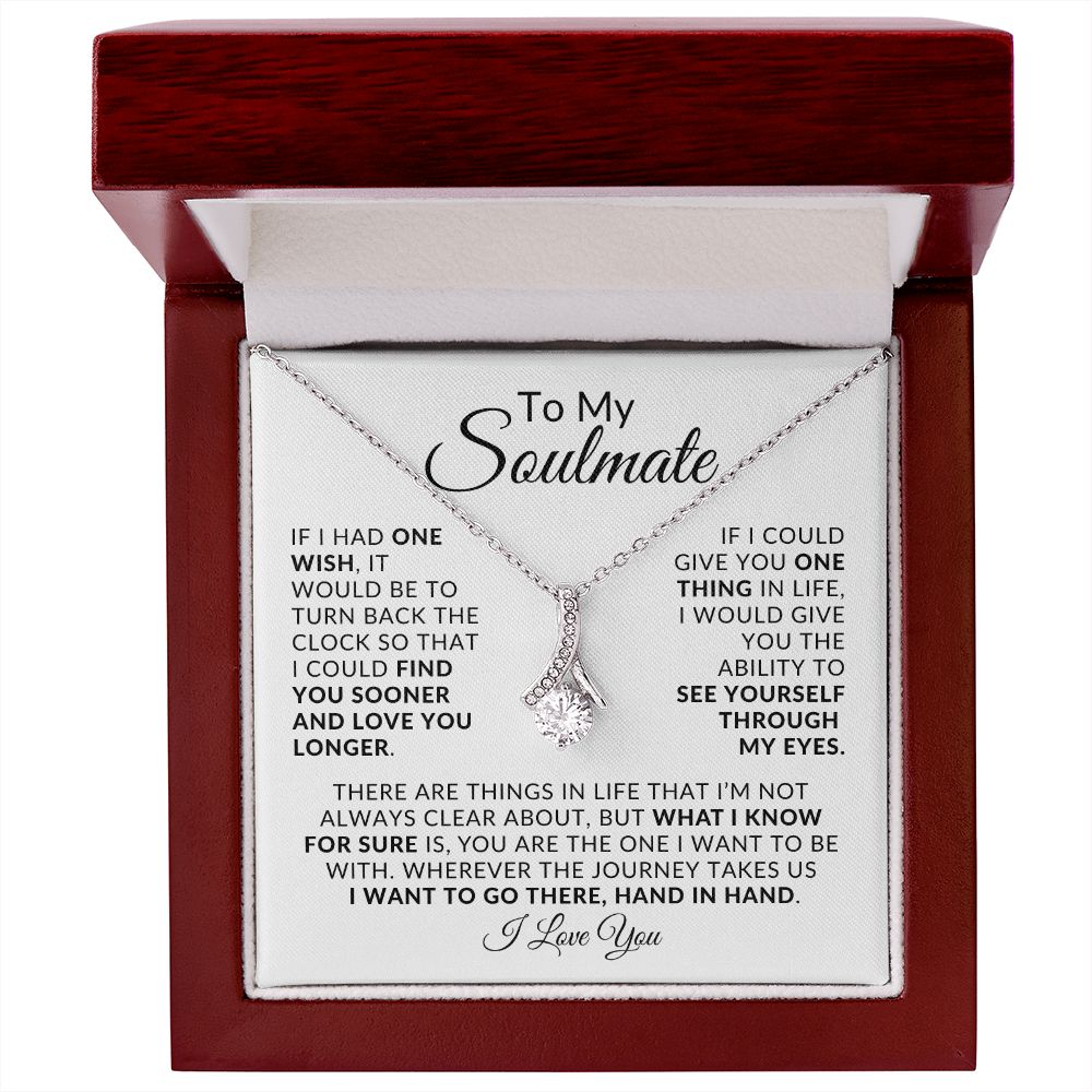 To My Soulmate Alluring Beauty Necklace Gift ❤️
