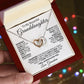 To My Beautiful Granddaughter | Interlocking Hearts | I Love Grandma