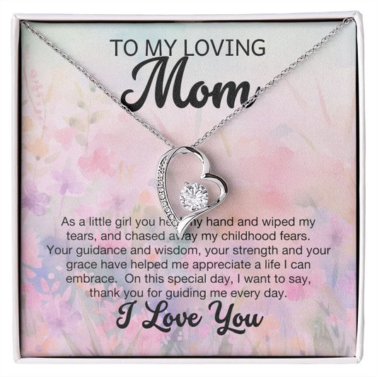 To My Loving Mom | Forever Love Necklace | I Love You