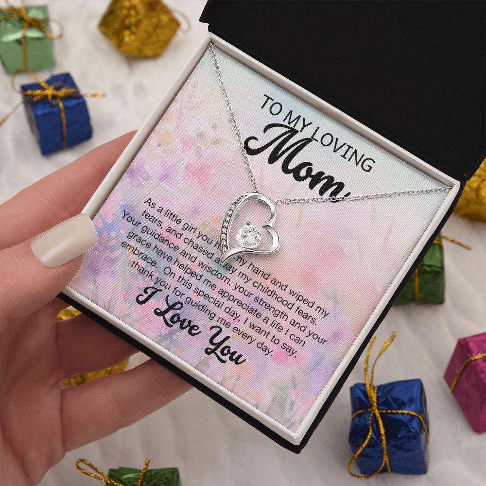 To My Loving Mom | Forever Love Necklace | I Love You