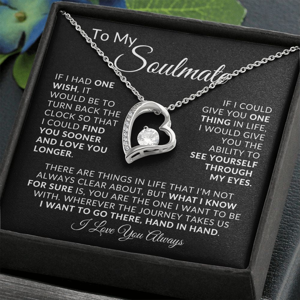 To My Soulmate Forever Love Necklace Gift ❤️