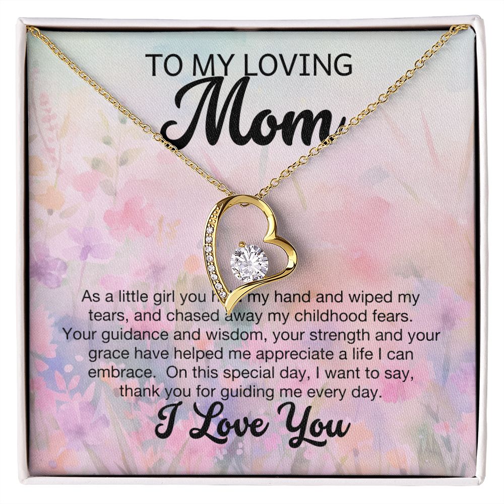 To My Loving Mom | Forever Love Necklace | I Love You