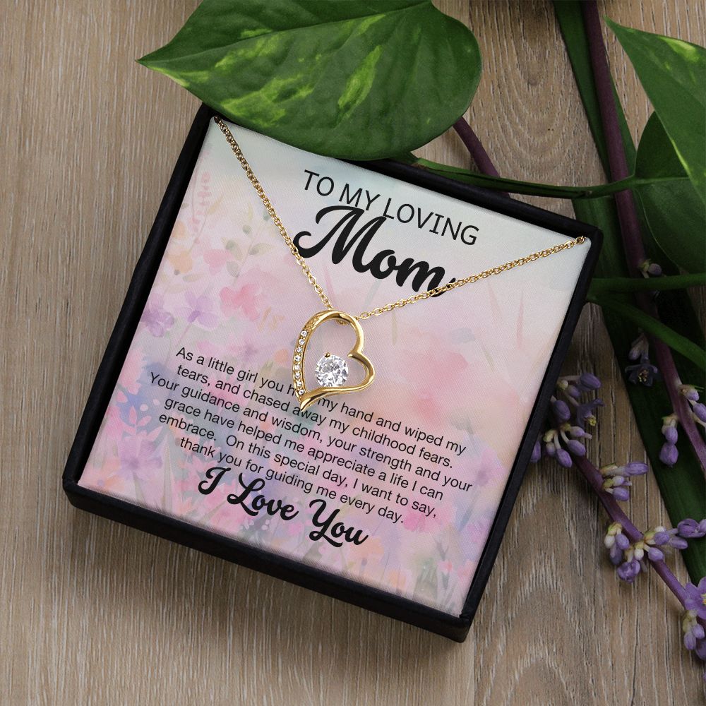 To My Loving Mom | Forever Love Necklace | I Love You